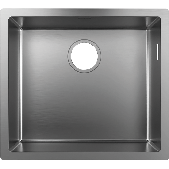 Hansgrohe S71 S719-U500 Zlewozmywak podblatowy 500, Stal