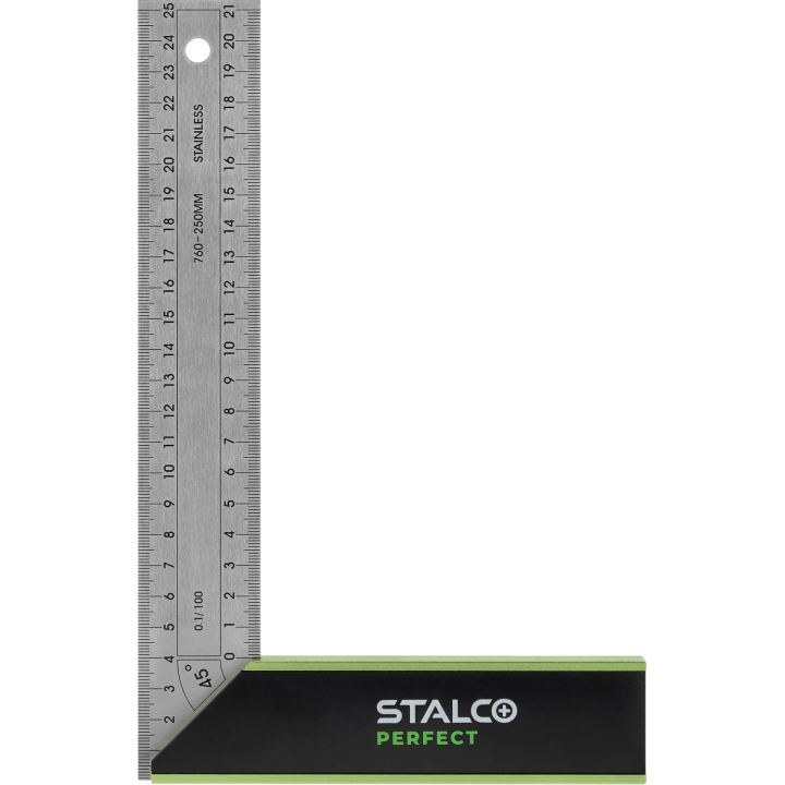 Kątownik stolarski ze stali nierdzewnej Stalco Perfect S010417407