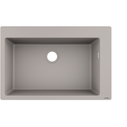 Hansgrohe S51 S510-F660 Zlewozmywak nablatowy 660, Szarość Betonu