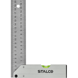 Kątownik stolarski ze stali nierdzewnej 200 mm Stalco