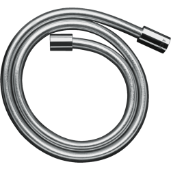 AX ShowerSolutions Wąż prysznicowy 1,60 m z nakrętkami cylindrycznymi, Chrom