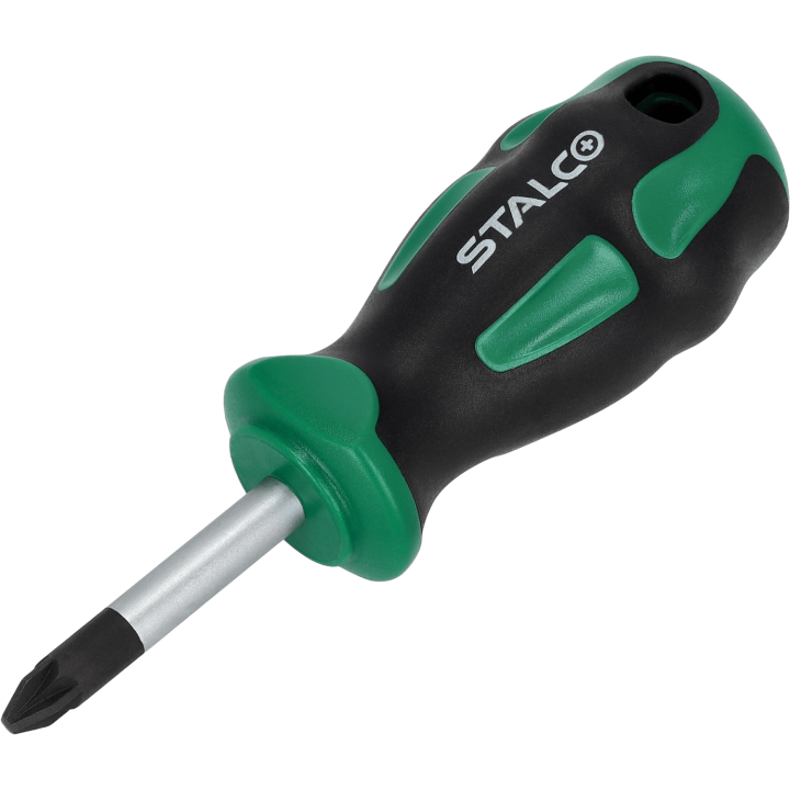 Wkrętak Pozidriv krótki PZ2 × 38 mm CrV Stalco