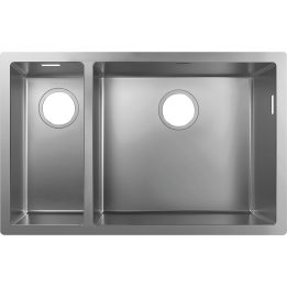 Hansgrohe S71 S719-U655 Zlewozmywak podblatowy 180/450, Stal