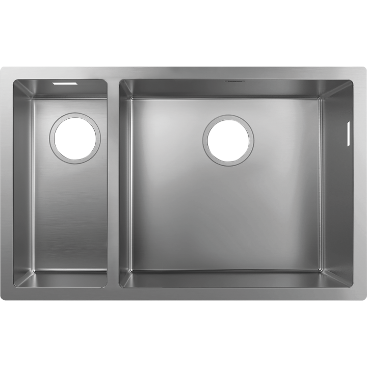 Hansgrohe S71 S719-U655 Zlewozmywak podblatowy 180/450, Stal