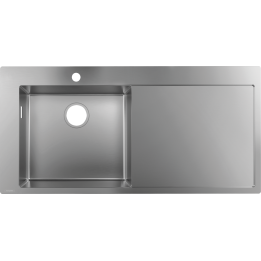 Hansgrohe S71 S716-F450 Zlewozmywak nablatowy 450 z ociekaczem po