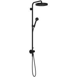 AX One Komplet prysznicowy 280 1jet EcoSmart z termostatem, podtynkowy, Czarny Matowy