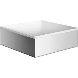AX Suite Umywalka nablatowa 285/285 bez otworu na baterię i przelewu, Chrom