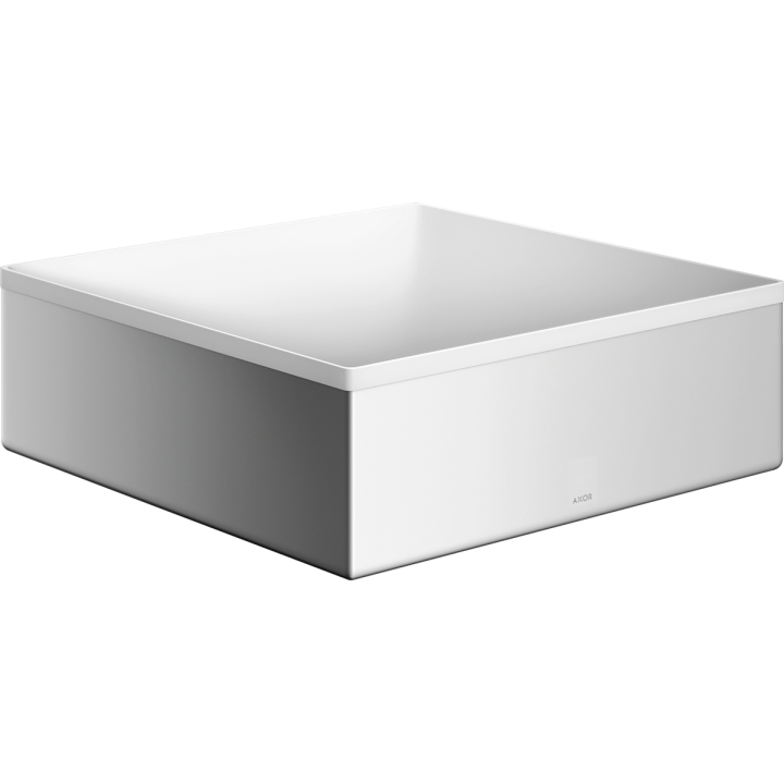 AX Suite Umywalka nablatowa 285/285 bez otworu na baterię i przelewu, Chrom