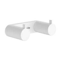 Hansgrohe AddStoris S Haczyk na ręcznik, podwójny, Biały Matowy