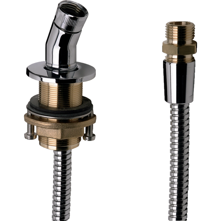 Hansgrohe Uchwyt prysznicowy na brzeg wanny, Chrom