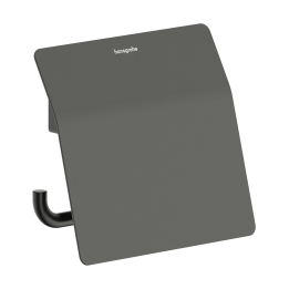 Hansgrohe AddStoris S Uchwyt na papier toaletowy z osłoną, Czarny