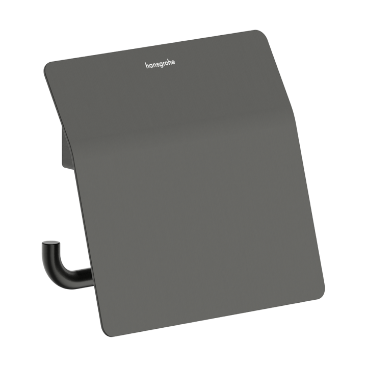 Hansgrohe AddStoris S Uchwyt na papier toaletowy z osłoną, Czarny