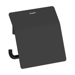 Hansgrohe AddStoris S Uchwyt na papier toaletowy z osłoną, Czarny