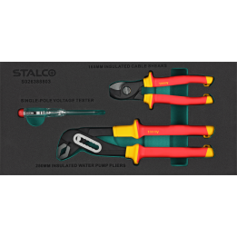 Zestaw narzędzi elektrotechnicznych 1000 V 3 el. Stalco
