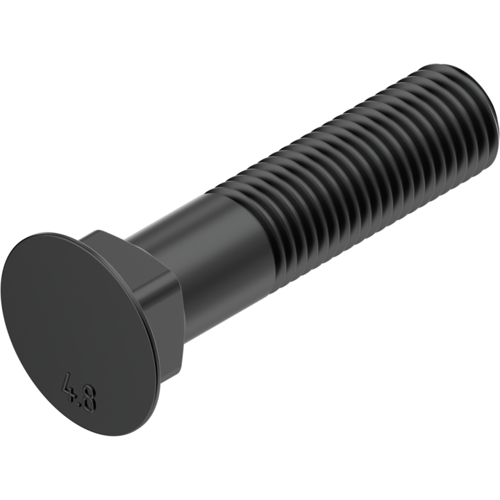 Śruba płużna DIN 608 kl. 4.8 M10 × 40 mm Stalco