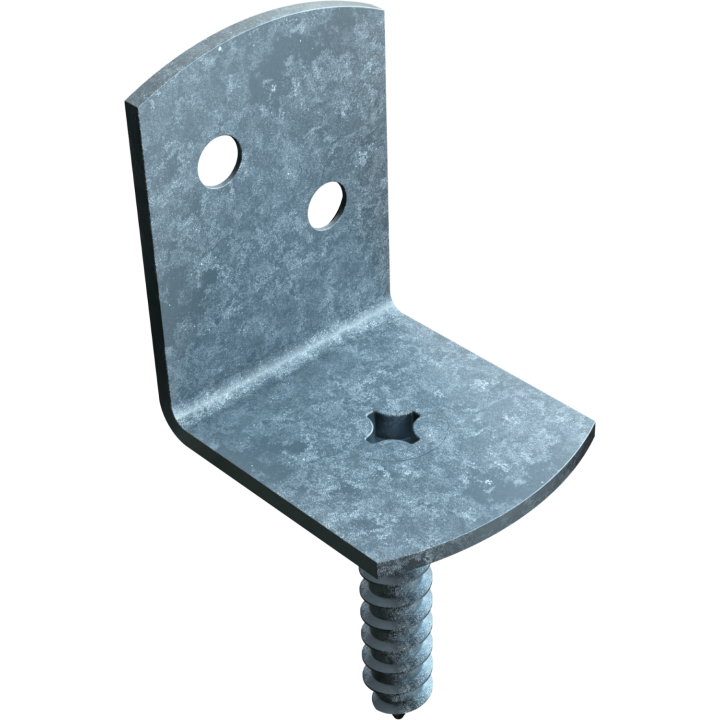 Okucie pergoli 35 × 34 × 30 × 2 mm ocynkowane Stalco