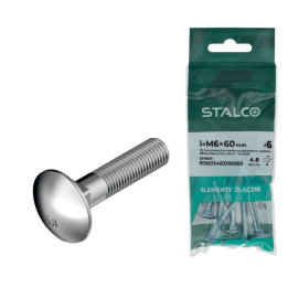 Śruba zamkowa DIN 603 kl. 4.8 ocynk M8 × 70 mm Stalco