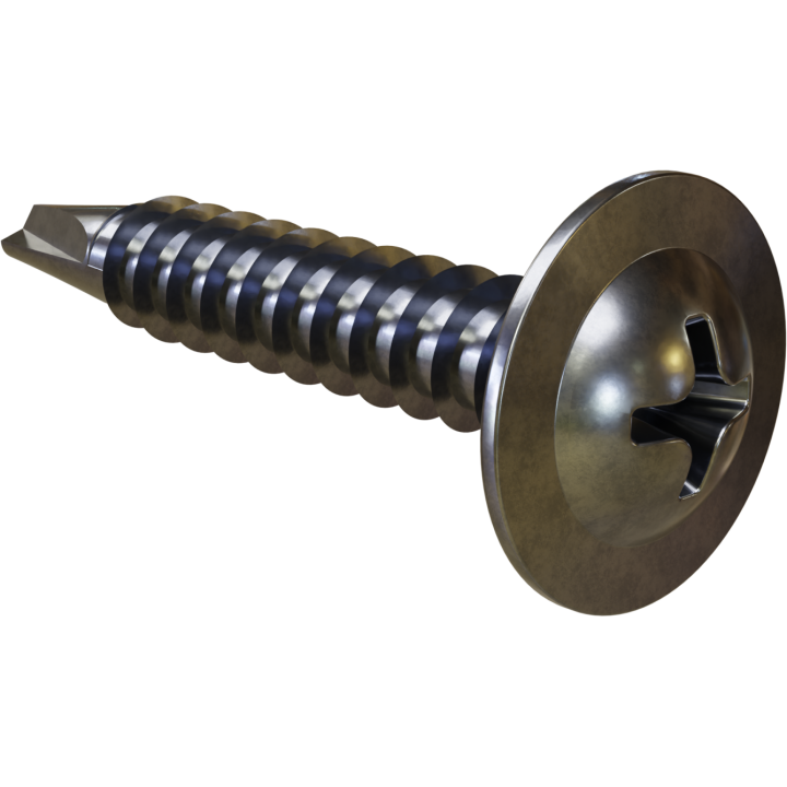 Wkręt samowiercący podkładkowy ocynk ø4,2 × 75 mm Stalco WSP - 4,2X75