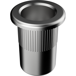 Nitonakrętka z kołnierzem walcowym M4 0,5–2,0 mm Stalco