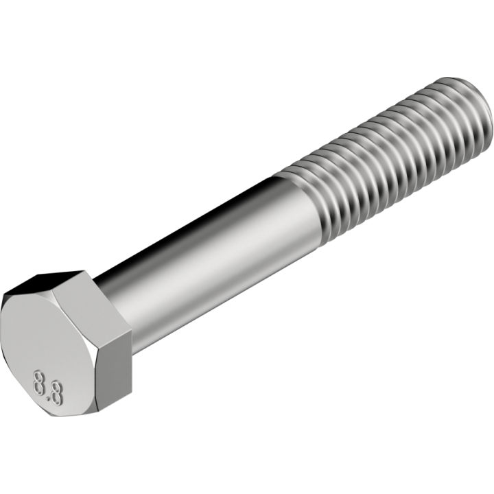 Śruba DIN 931 kl. 8.8 ocynk M24 × 190 mm Stalco