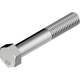 Śruba DIN 931 kl. 8.8 ocynk M10 × 160 mm Stalco