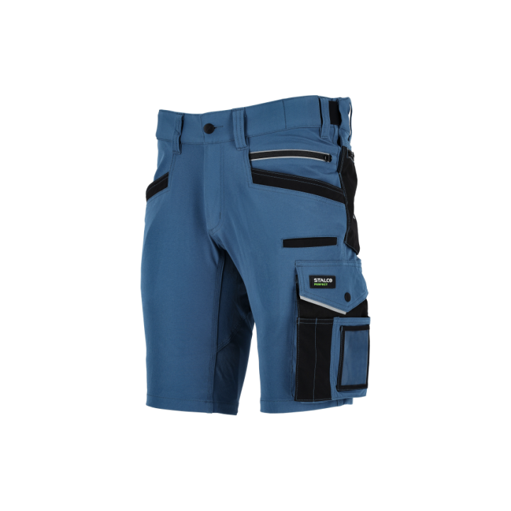Szorty STRETCH LINE niebieskie Stalco Perfect S090279346