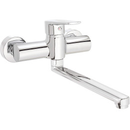 Bateria kuchenna ścienna obrotowa chrom tubo BUT 080M – Deante