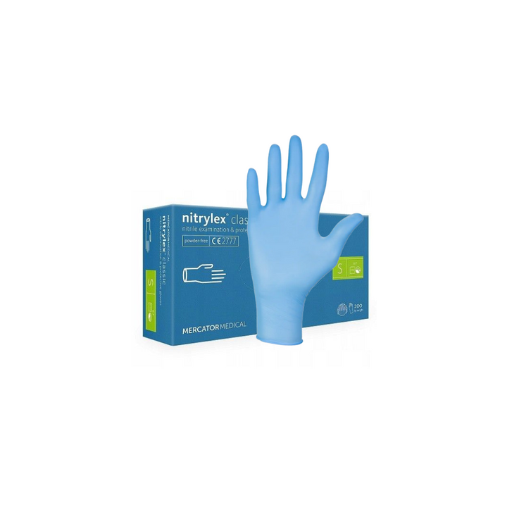 Rękawice nitrylowe niebieskie Mercator Nitrylex Classic Blue