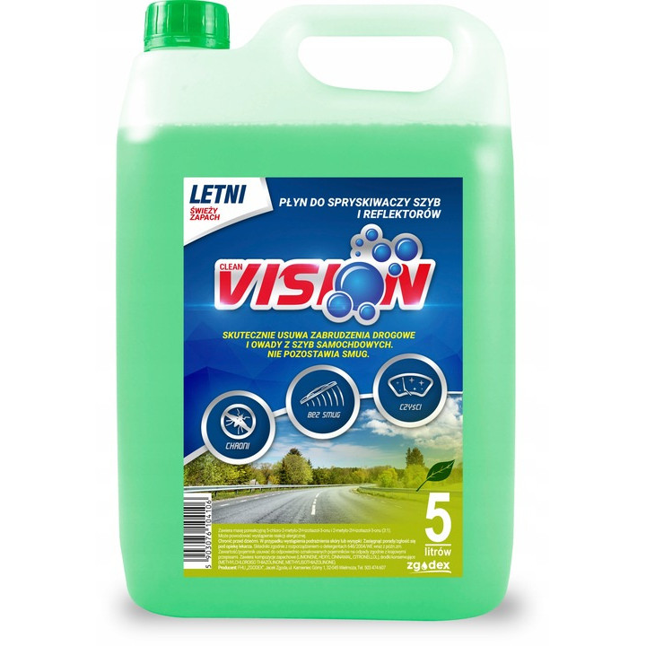 Płyn do spryskiwaczy Zgodex Vision letni 5L