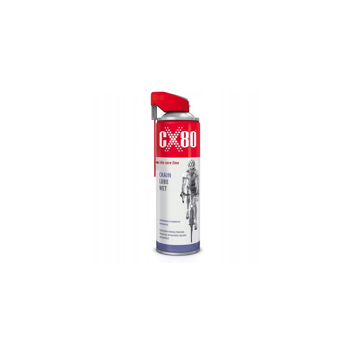 Smar mokry do łańcucha rowerowego CX80 Bike Chain Lube Wet 500 ml