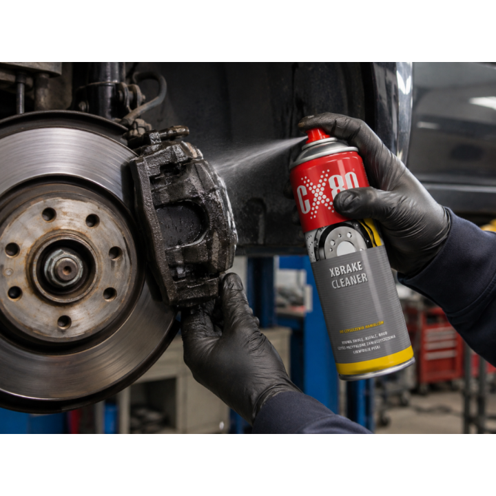 Spray zmywacz czyśćik do mycia hamulców klocków xbrake cleaner