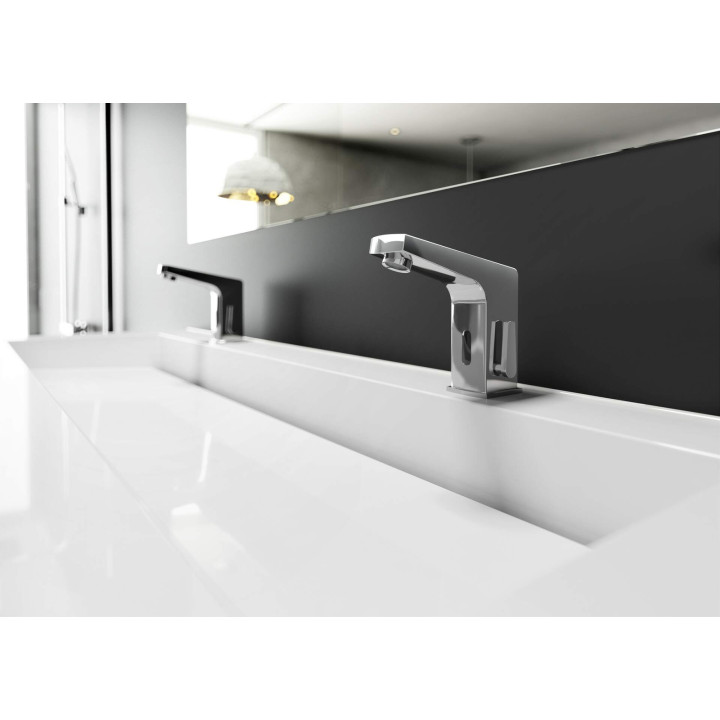 Bateria umywalkowa bezdotykowa z regulacją temperatury - 230/6V stała chrom Sensor BCH 029V
