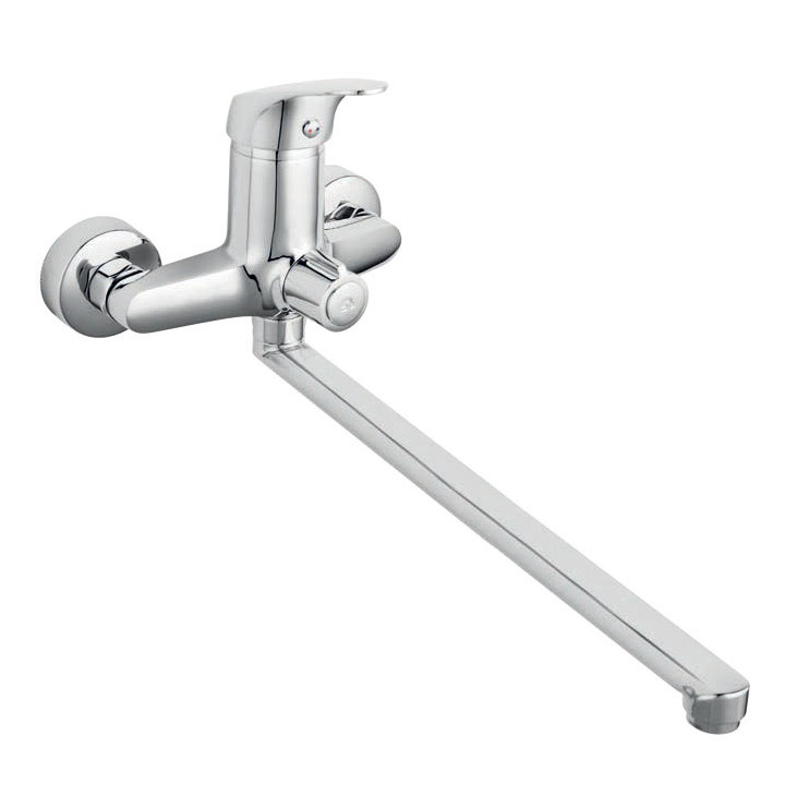 FERRO ONE BATERIA WANNOWA Z WYLEWKĄ 350MM BEZ ZESTAWU NATRYSKOWEGO, CHROM