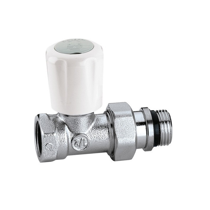 CALEFFI ZAWÓR TERMOSTATYCZNY PROSTY 1/2 Z POKRĘTŁEM