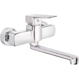 Bateria umywalkowa ścienna chrom BLO 050M – Deante