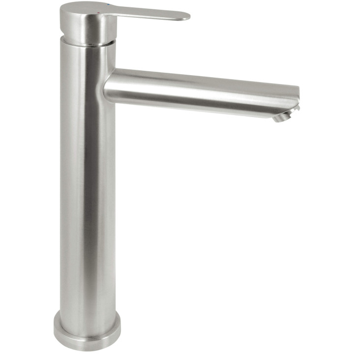Bateria umywalkowa wysoka stała stal lupo BLU F20K – Deante