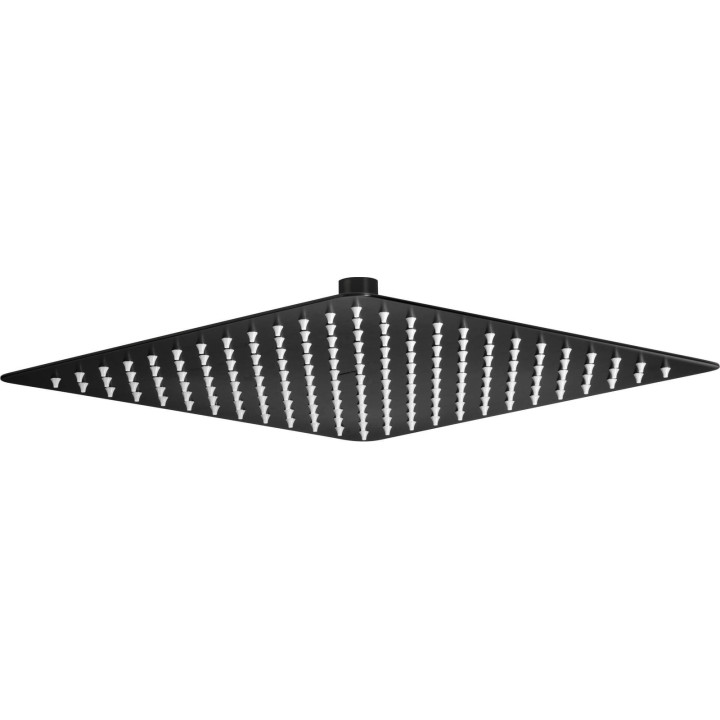 Głowica prysznicowa stalowa - 250X250 mm nero NAC 202K – Deante