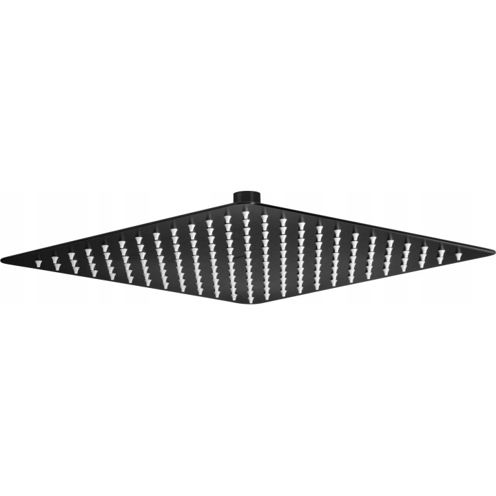 Głowica prysznicowa stalowa - 250X250 mm nero NAC 202K – Deante