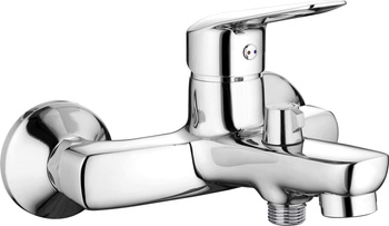 Bateria wannowa ścienna stała chrom Boro BMO 010M