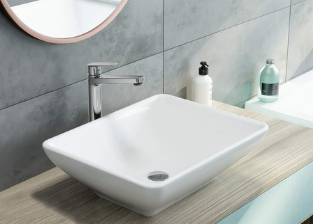 Bateria umywalkowa wysoka stała chrom Jasmin BGJ 021K