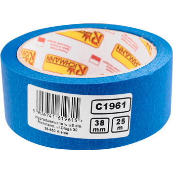 TAŚMA MASKUJĄCA NIEBIESKA 38MMx25M PAPIEROWA