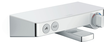 HG ShowerTablet Select Bateria wannowa 300, termostatyczna, natynkowa, Biały/Chrom