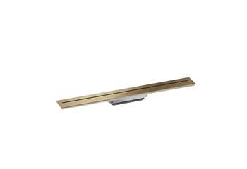 AX Drain Element zewnętrzny odpływu liniowego 700, montaż przyścienny, Brąz Szczotkowany