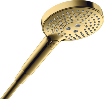 AX ShowerSolutions Główka prysznicowa 120 3jet, Złoty Optyczny Polerowany