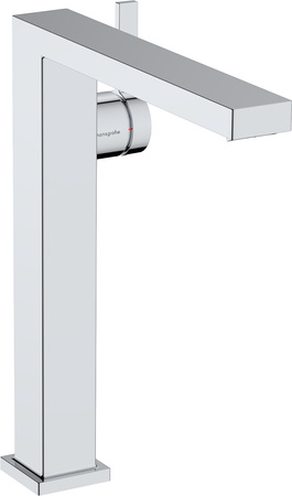 HG Tecturis E Jednouchwytowa bateria umywalkowa 240 Fine CoolStart do umywalek nablatowych z kompletem odpływowym Push-Open, Chrom
