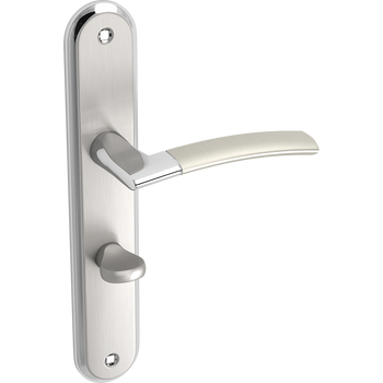 LUXOR klamka na szyldzie długim WC