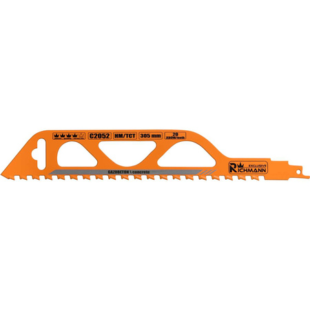 BRZESZCZOT DO PIŁY SZABLASTEJ DO GAZOBETONU 305 MM,HM/TCT,20 ZĘBÓW Z WIDIĄ