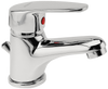 SMILE bateria umywalkowa stojąca, korek automatyczny z tworzywa, chrom
