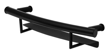 Uchwyt ścienny z półką - 2w1 nero NIV B41L