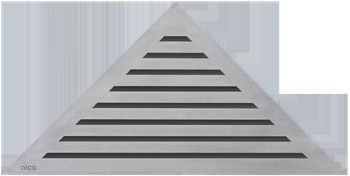 Ruszt do odwodnienia narożnego, stal nierdzewna-mat